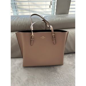 Coach Mollie Tote in Beige / Taupe